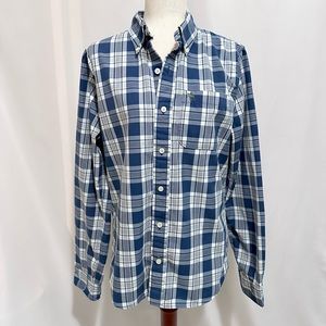 Abercrombie and Fitch Men’s Plaid “Muscle” Button Down Shirt. Size. Medium